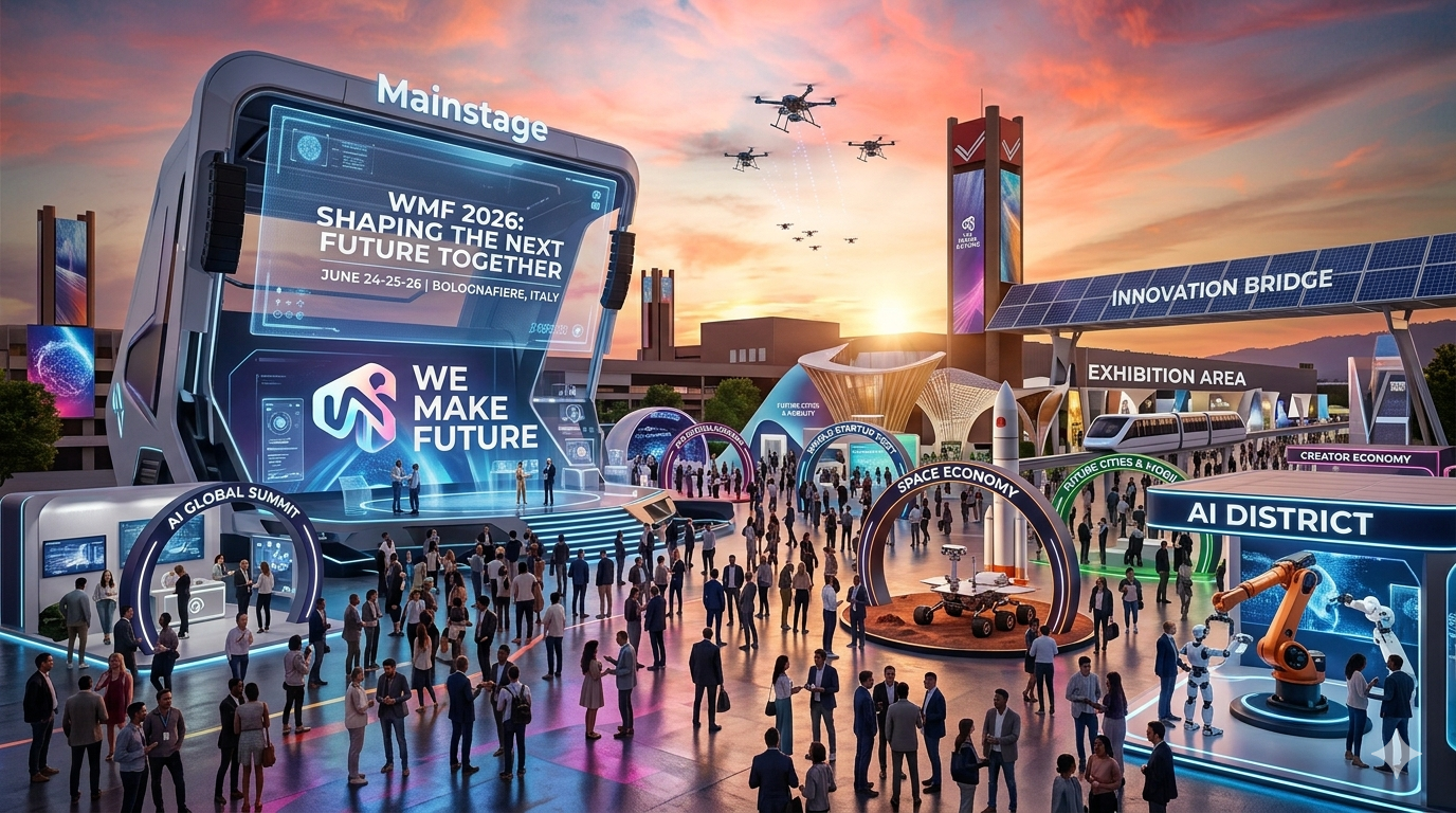 Neural network digital grid transforming into a futuristic city skyline — AI and innovation